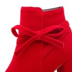 Bottines Santiag Rouges Femme