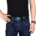 Boucle de Ceinture Western Turquoise