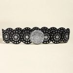 Ceinture Western Cuir Noir