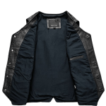Gilet Cuir Homme Western
